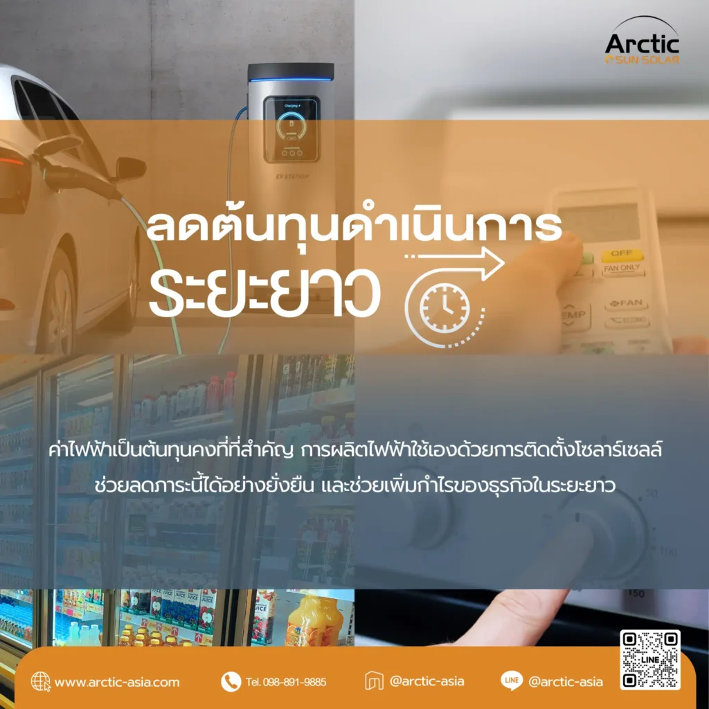 ลดต้นทุนดำเนินการระยะยาว