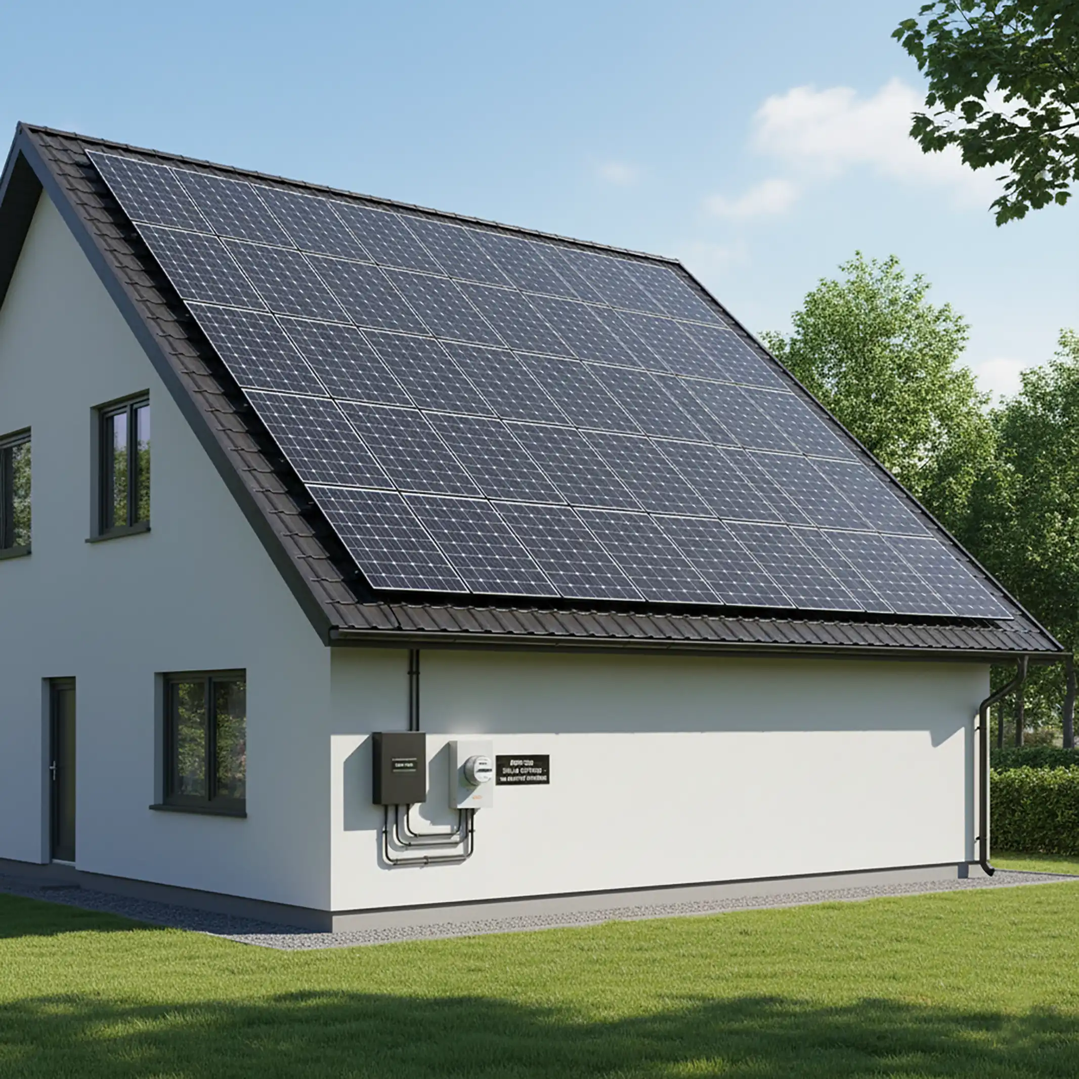 ระบบโซล่าเซลล์ On-Grid ไม่มีแบตเตอรี เชื่อมกับการไฟฟ้า